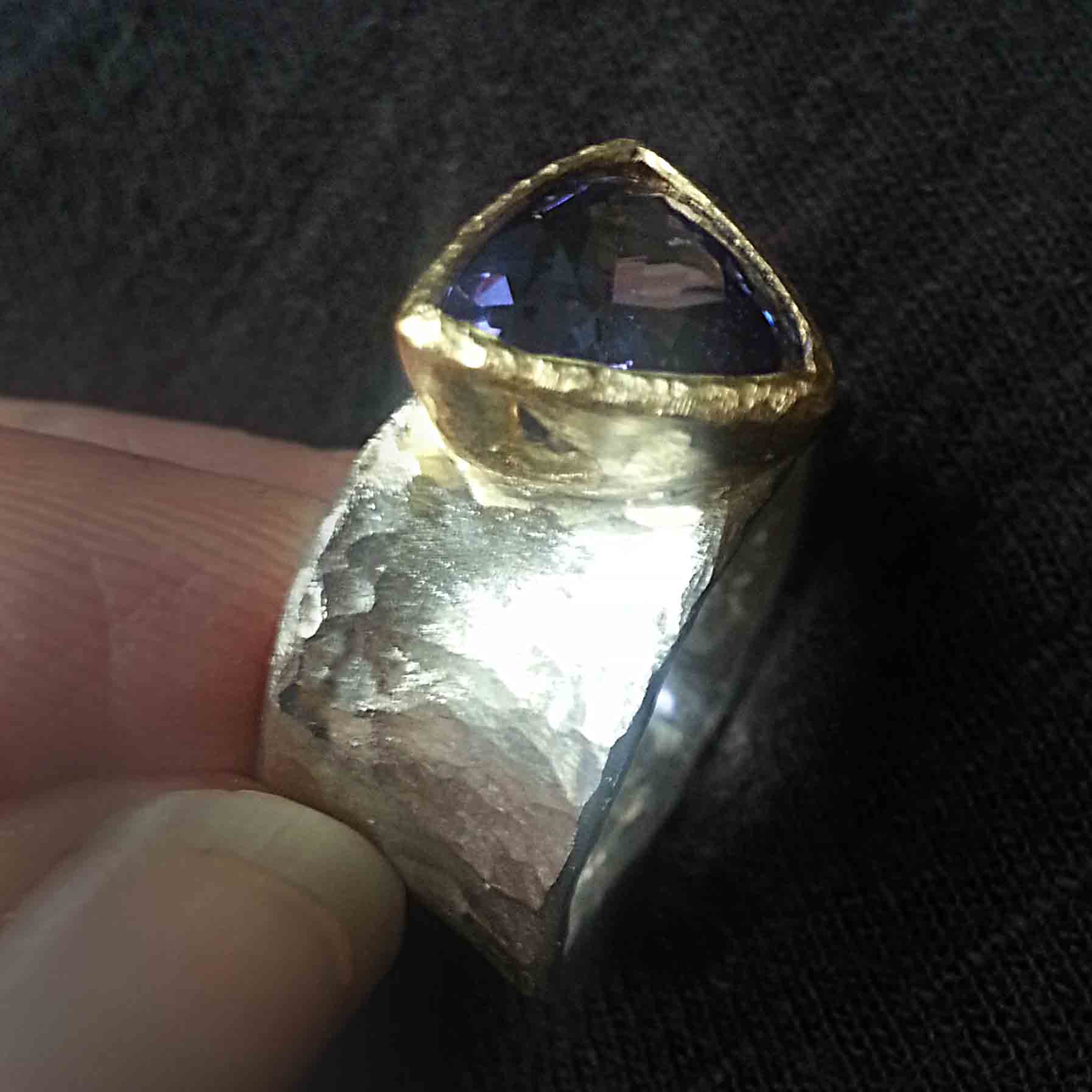 platinum tanzanite ring