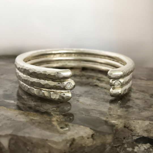 sterling silver cuff bracelets ~ heather reilly, metalsmith