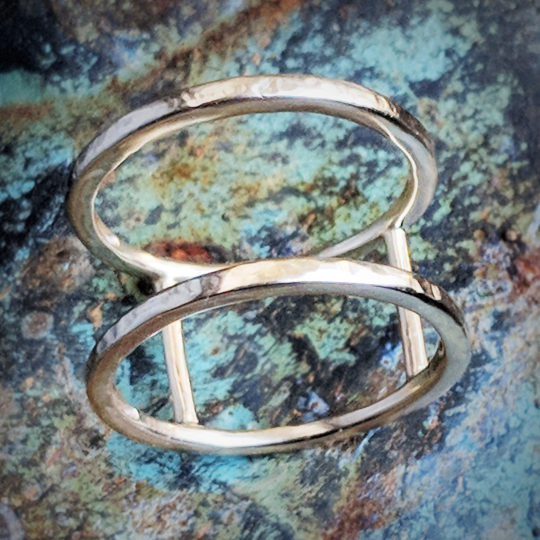 negative space ring ~ heather reilly, metalsmith